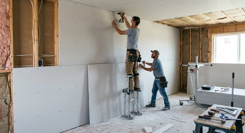 Bedroom Drywall Installation in Conroe, TX